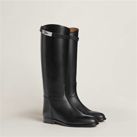 hermes jumping boot canvas|hermes boots online shop.